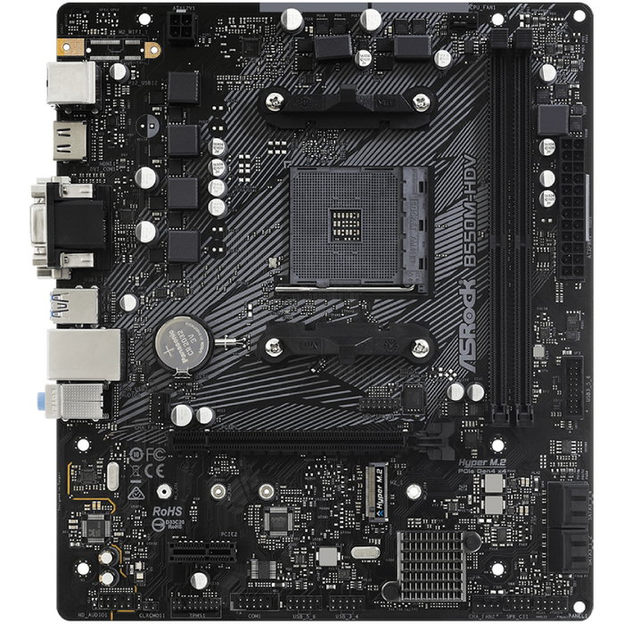 Asrock B550M-HDV Micro ATX DDR4 Socket AM4 Asrock B550M-HDV Micro ATX DDR4 Socket AM4